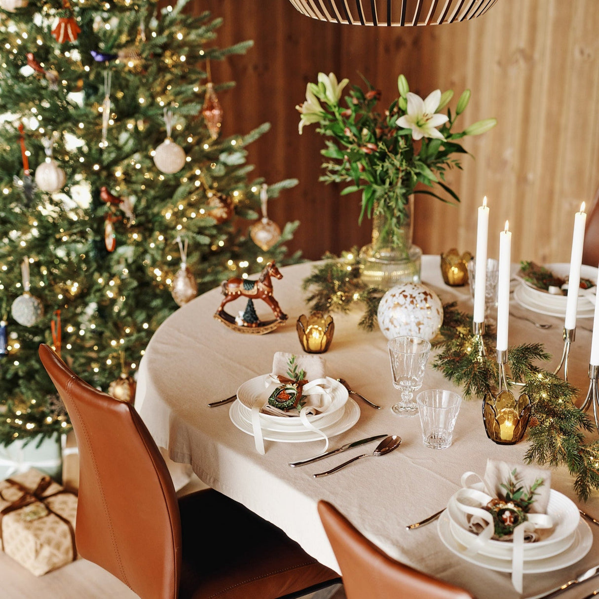 Christmas Spirit keinuhevonen 18 cm