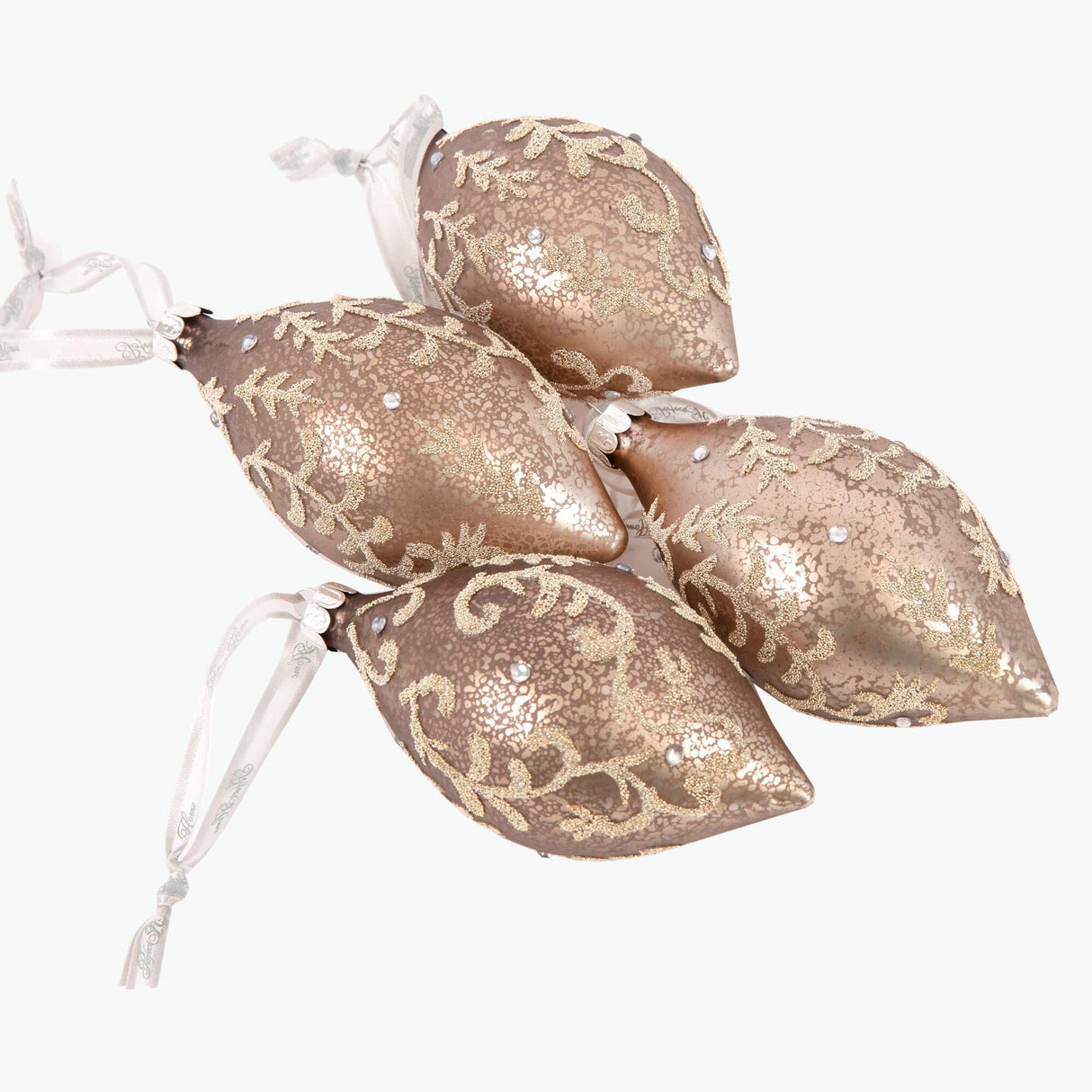 Joulukoriste ruskeat pisarat 4 kpl