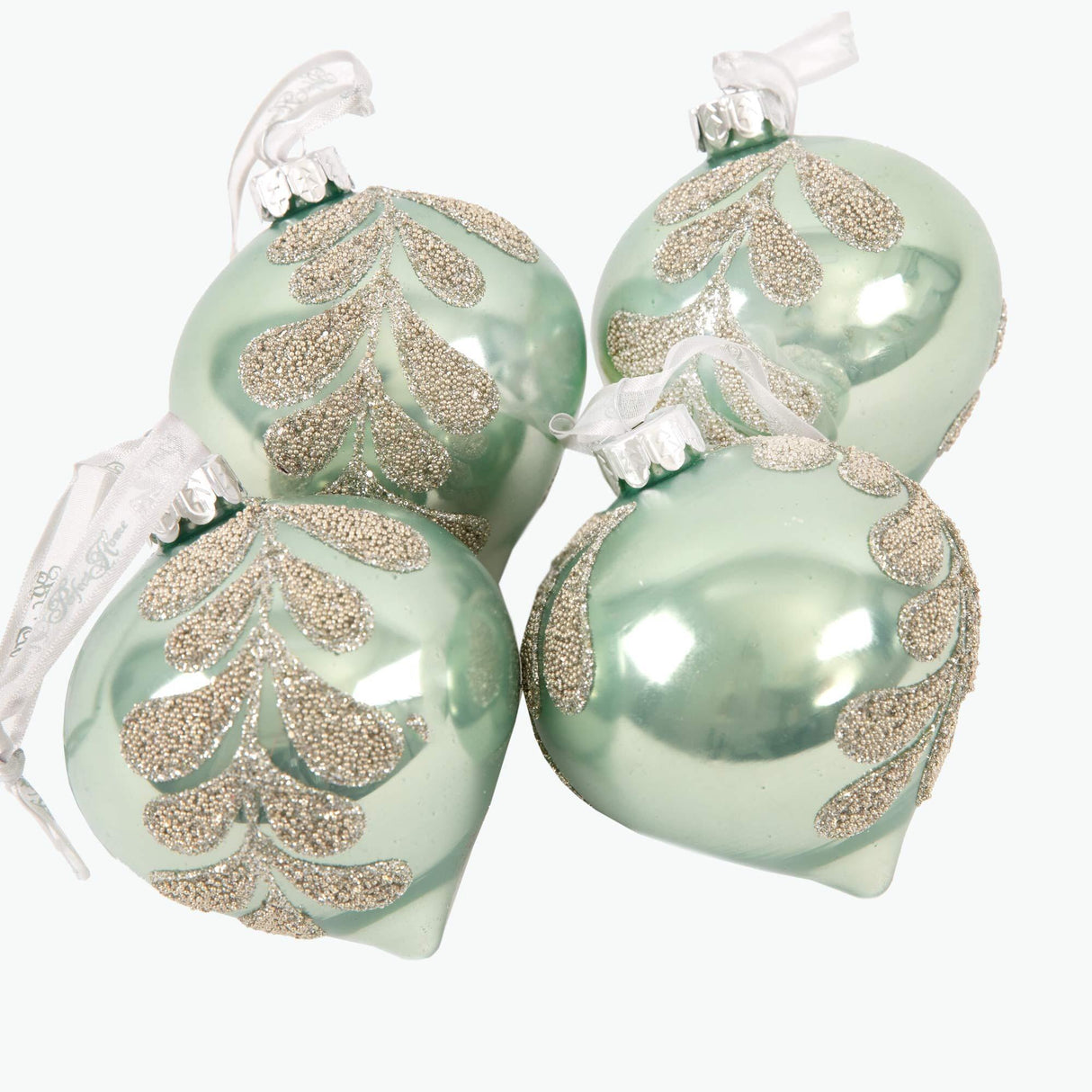 Joulukoriste sipulinmuotoinen vihreä 4 kpl