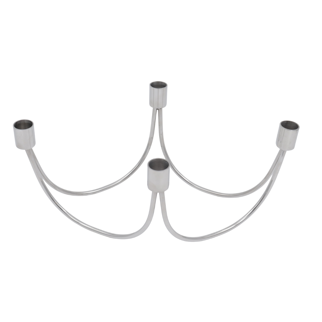 Wilson Silver kynttilänjalka 4 kynttilälle