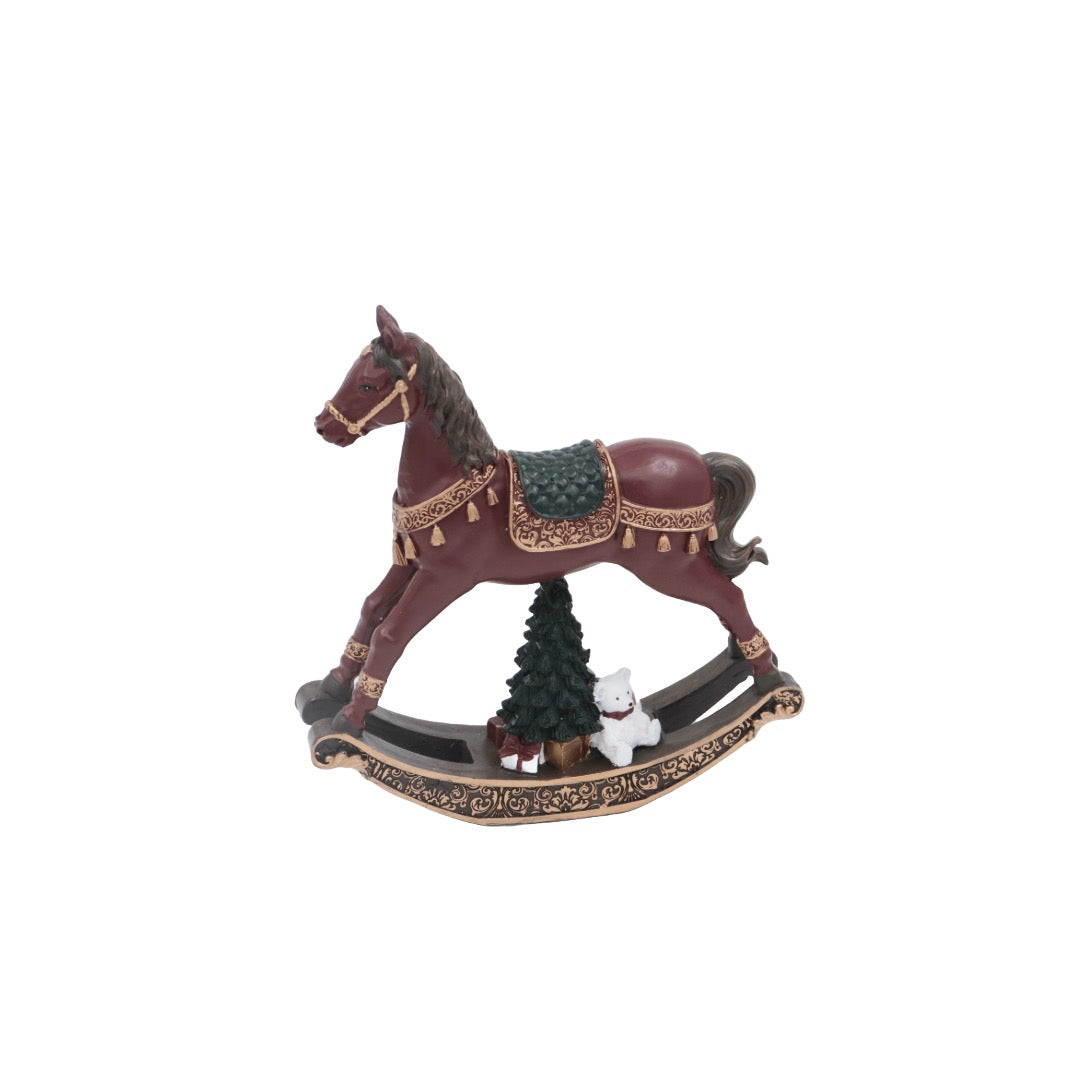 Christmas Spirit keinuhevonen 18 cm