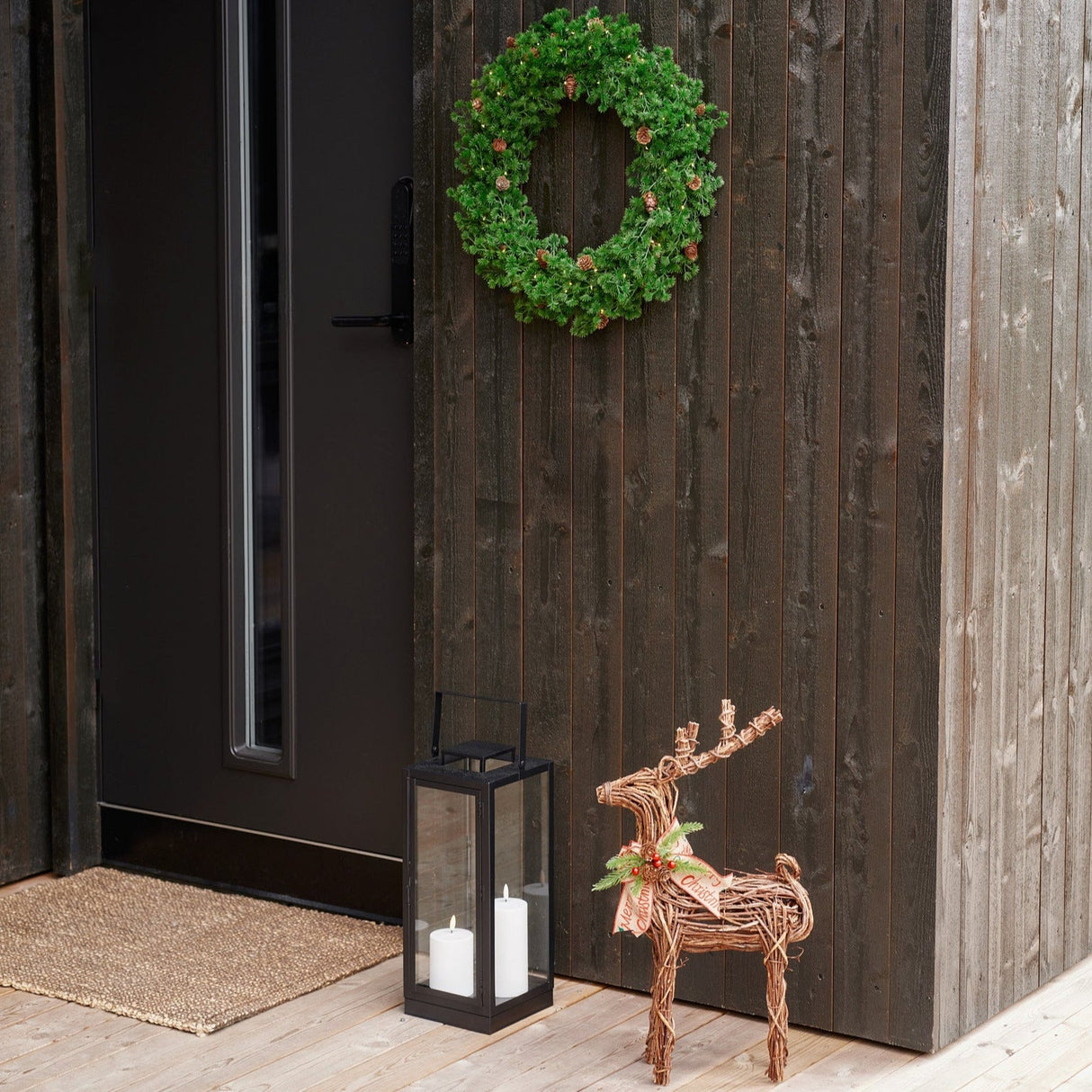 Christmas joulukranssi LED-valolla Ø50 cm