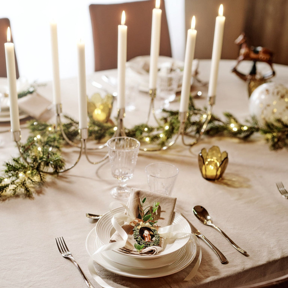 Christmas köynnös LED-valolla 180 cm