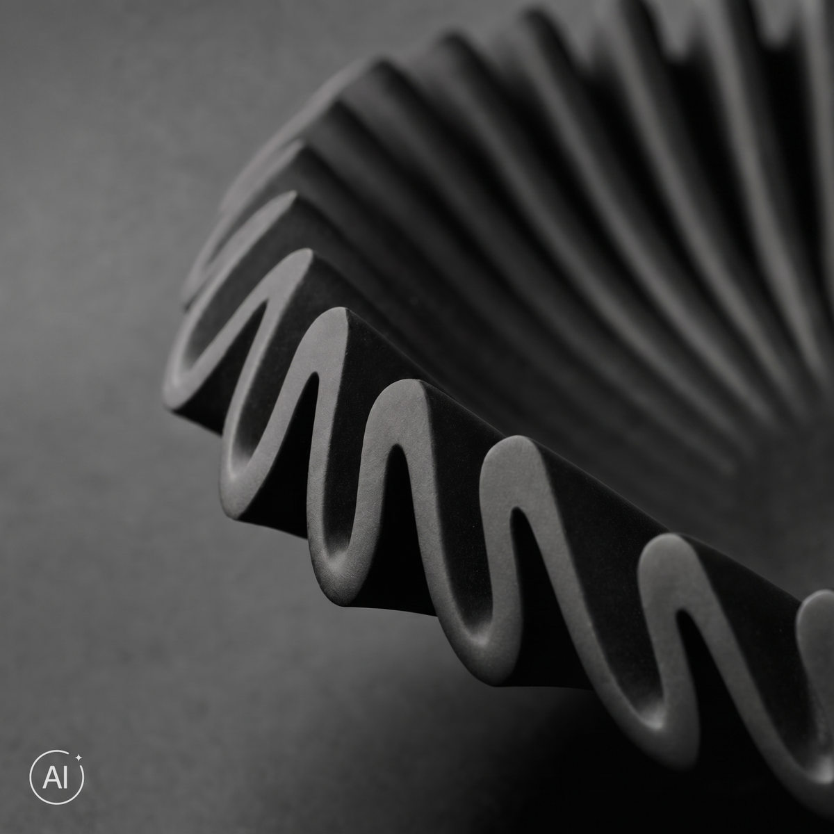 Black Ribbed -kulho