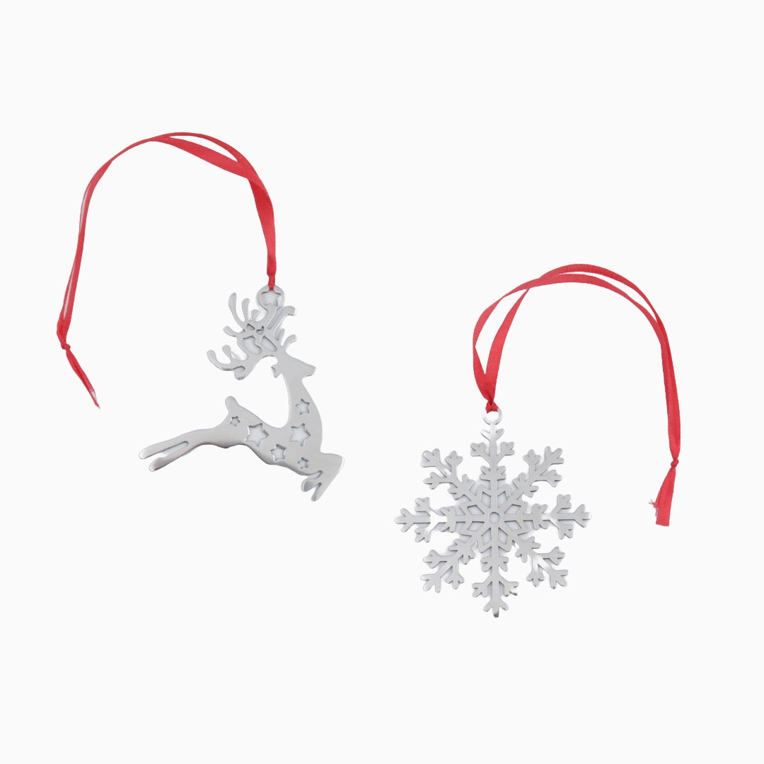 Carol Silver poro ja lumihiutale 2 kpl