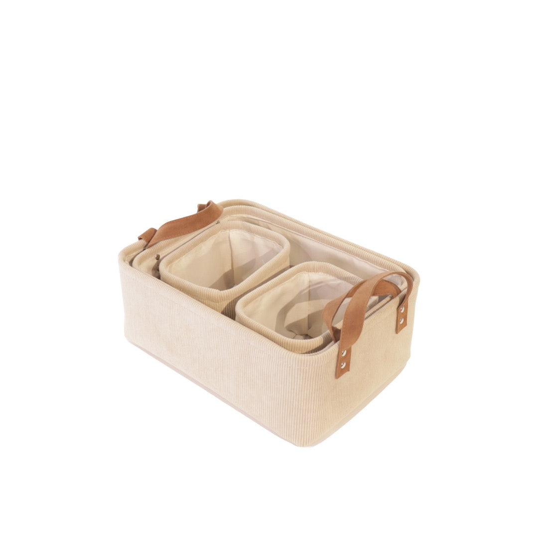 La Pana Cream kori 4 kpl setti