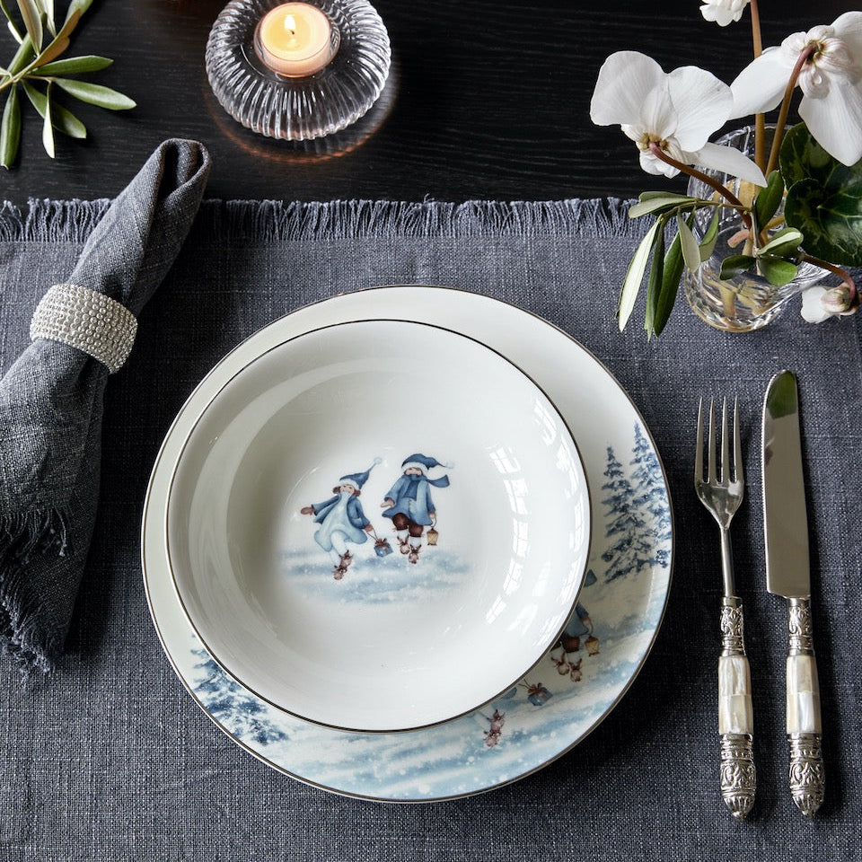 Christmas Magic syvä lautanen 2 kpl