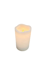 Candela Outdoor pöytäkynttilä sulaneella efektillä valkoinen 12 cm