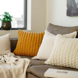 Ava Mustard tyynynpäällinen 50x50 cm