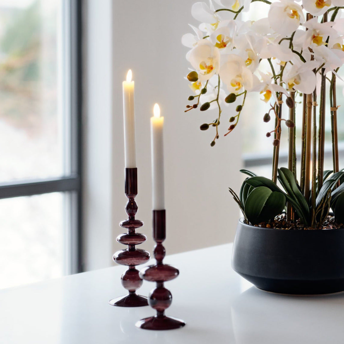 Wave kynttilänjalka 2 kpl setti