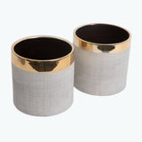 Camden suojaruukku kultainen 15 cm 2 kpl