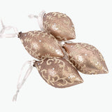 Joulukoriste ruskeat pisarat 4 kpl