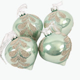 Joulukoriste sipulinmuotoinen vihreä 4 kpl