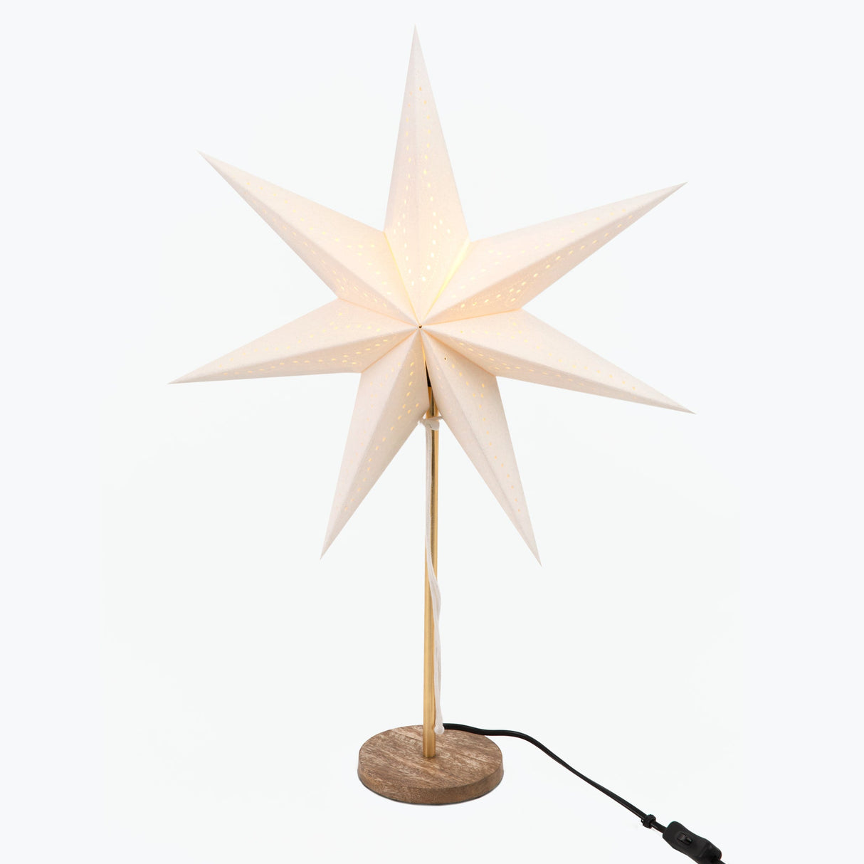 Stella White jalallinen tähti 45 cm