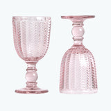 Carla viinilasi 2 kpl roosa