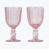 Carla viinilasi 2 kpl roosa