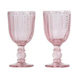 Carla viinilasi 2 kpl roosa