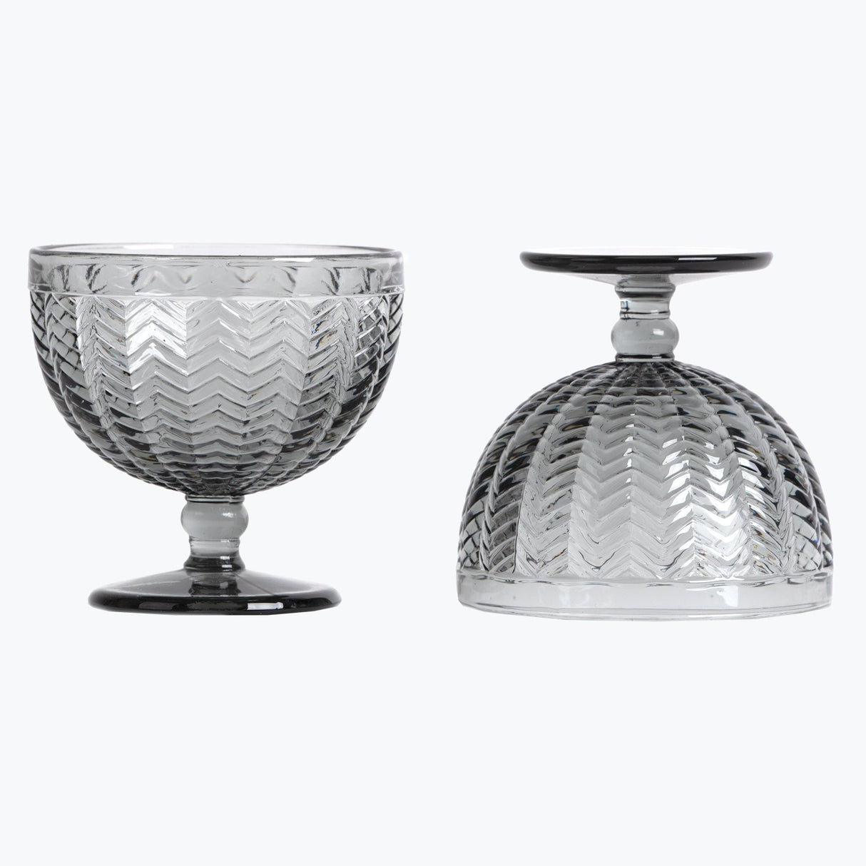 Carla jälkiruokakulho 2 kpl harmaa