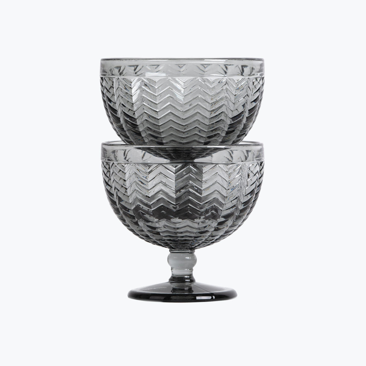 Carla jälkiruokakulho 2 kpl harmaa