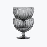 Carla jälkiruokakulho 2 kpl harmaa