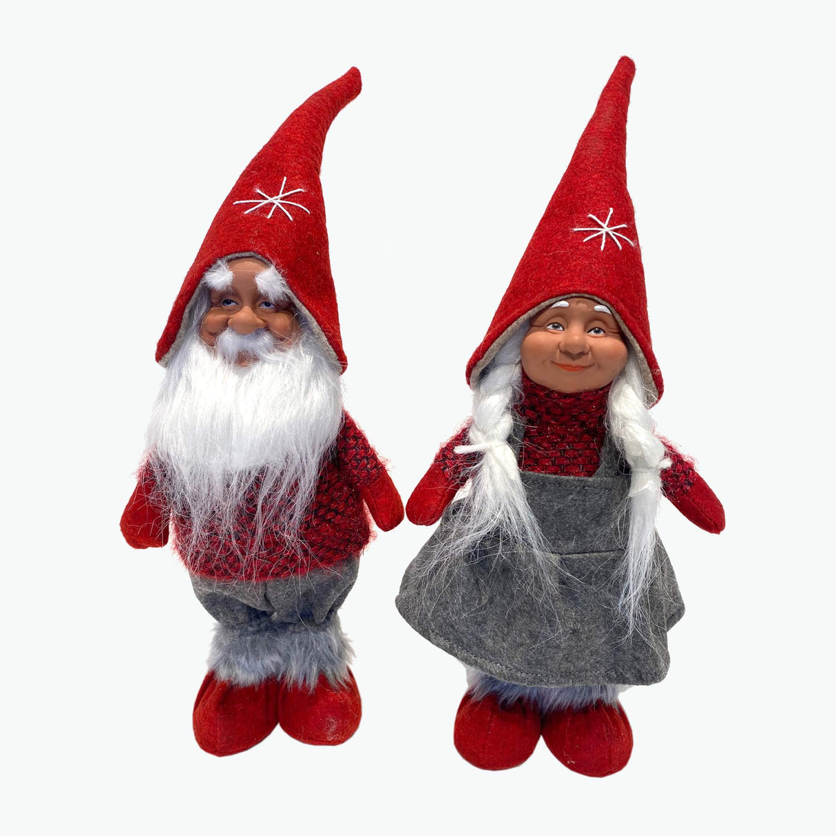 Santa Couple joulupukki ja -muori 2 kpl setti