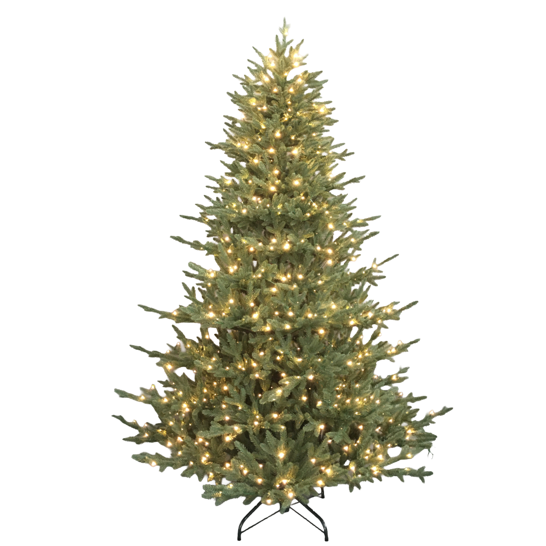 Joulukuusi LED-valoilla 210 cm