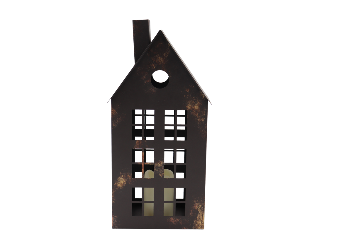 House-lyhty LED-valolla K35 cm