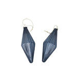 Joulukoriste pitkulainen timantti sininen 2 kpl