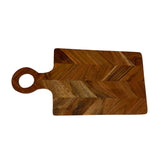 Vintage kalanruotokuvioitu tarjoilulautanen 20x40 cm