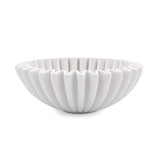 White Ribbed -kulho suuri