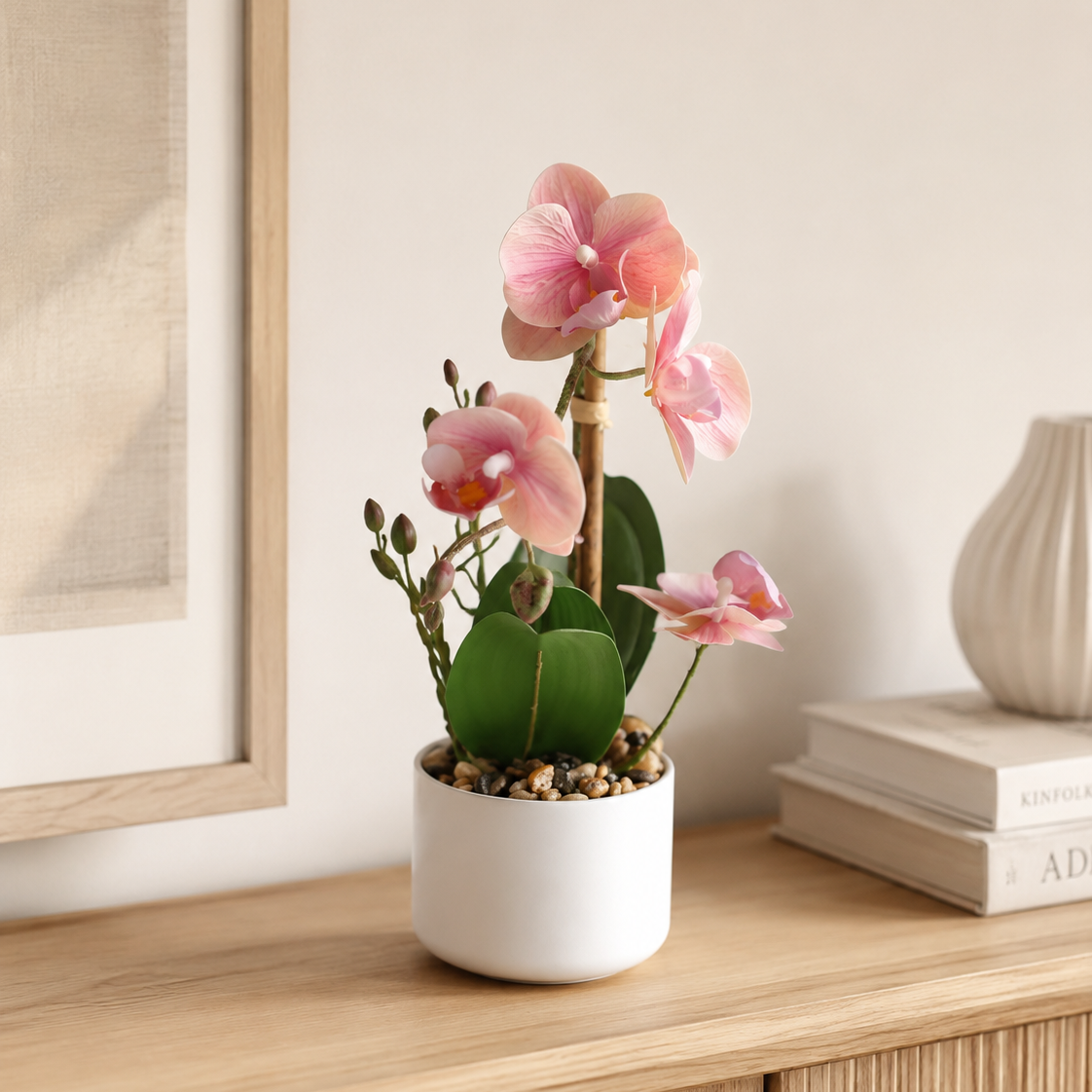 Orkidea vaaleanpunainen 30 cm