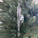 Joulukoriste huurrettu jääpuikko 4 kpl