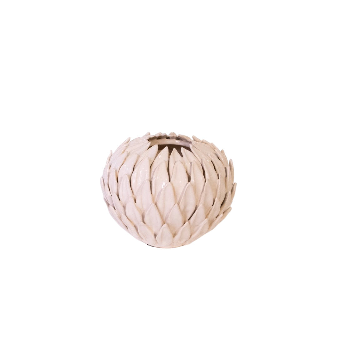 Peony White maljakko