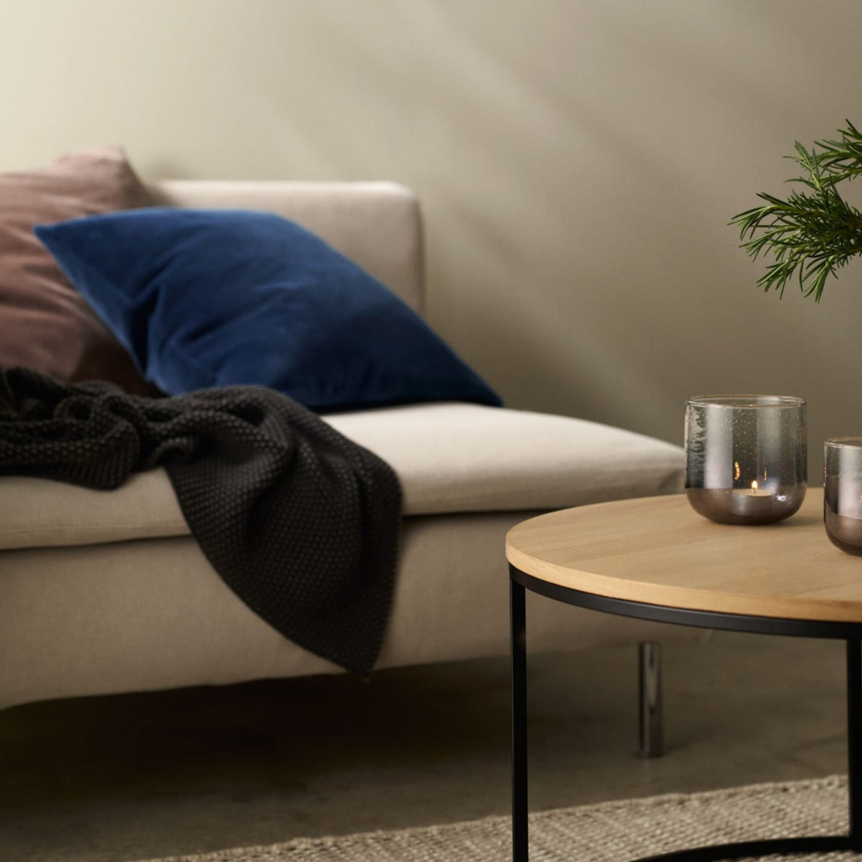 Velvet Sininen tyynynpäällinen 50x50 cm