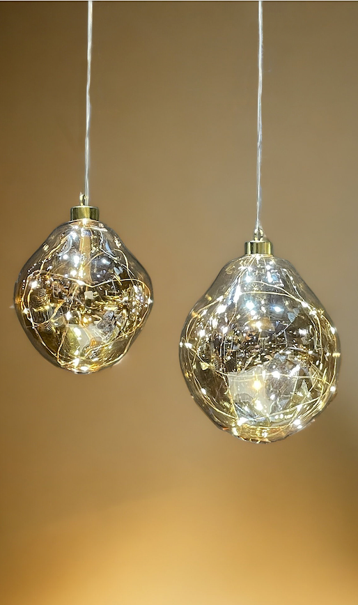 Ariel Amber valokoriste 15 cm