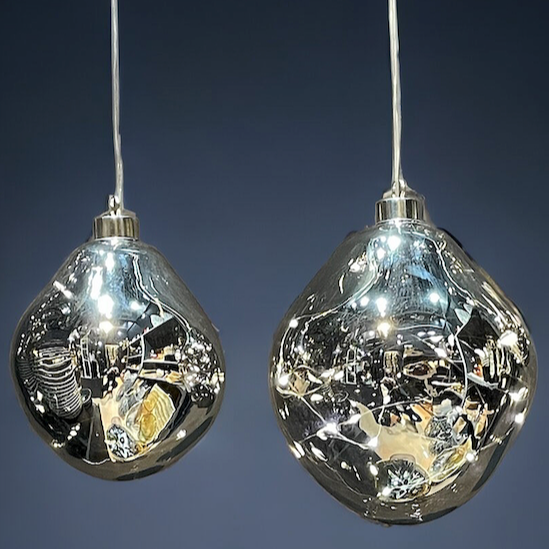 Ariel Silver valokoriste 12 cm