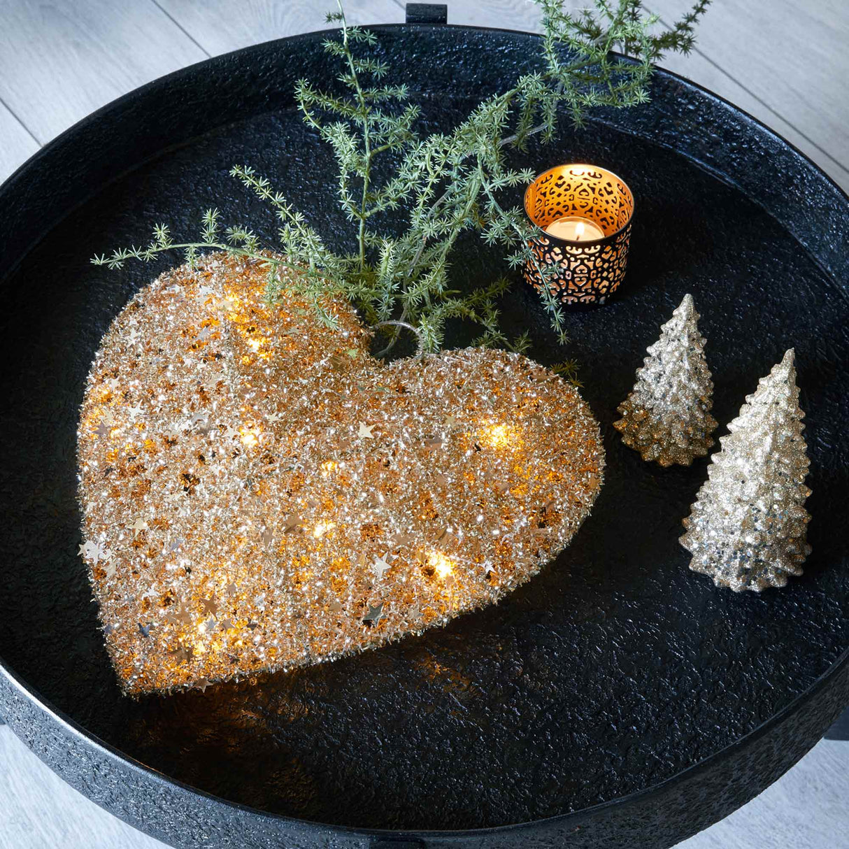Shimmering Heart kynttiläkoriste