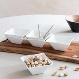 Vit Lilja kolmiosainen kulho+ 3 kulhoa